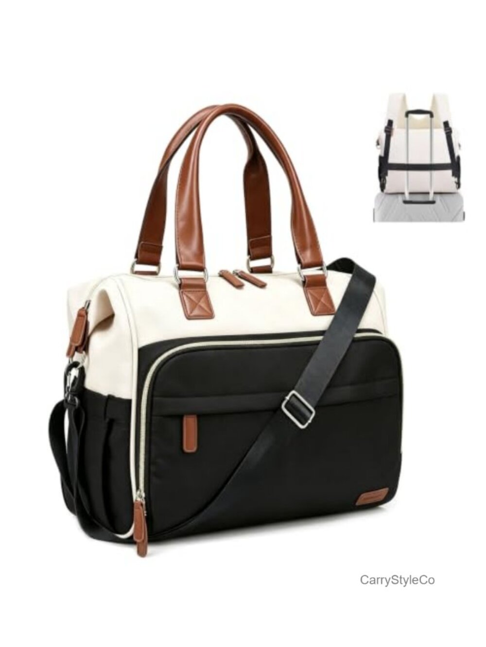 Large Capacity Waterproof Diaper Bag Backpack with Insulated Pockets for Travel
